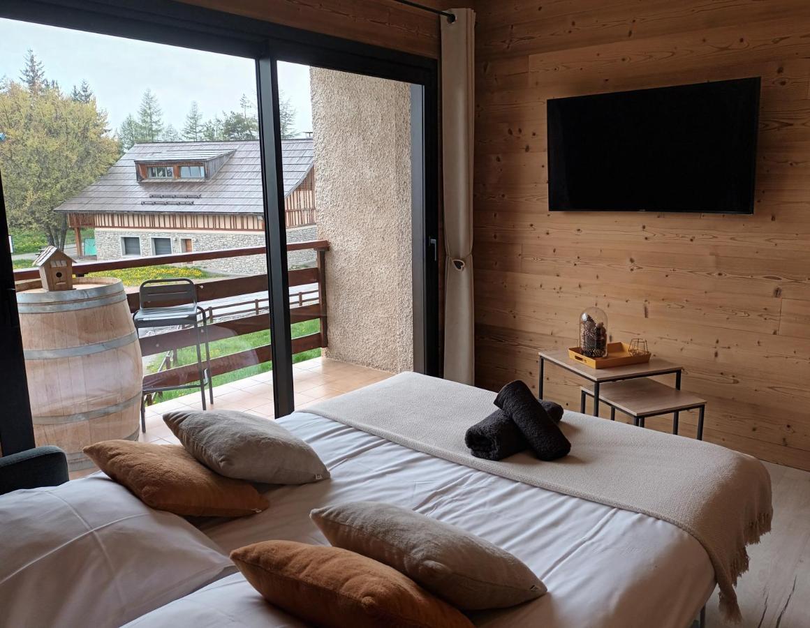 Appartement Montagne Le Flocon Saint-Michel-de-Chaillol Exteriör bild